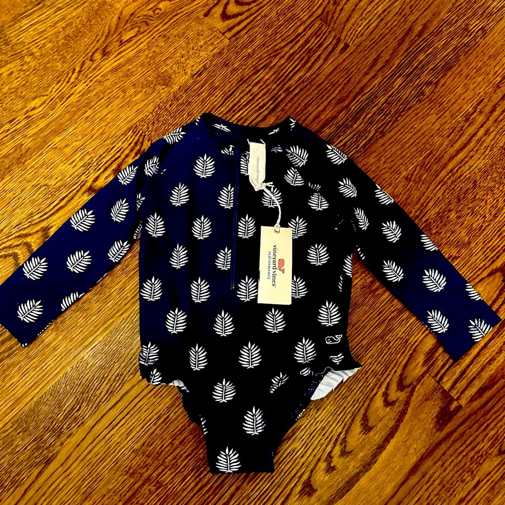 Vineyard Vines Rash Guard Swimsuit